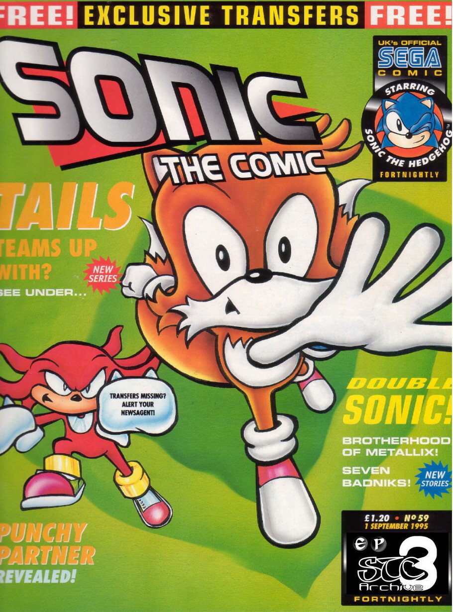 Sonic - The Comic Issue No. 059 Cover Page